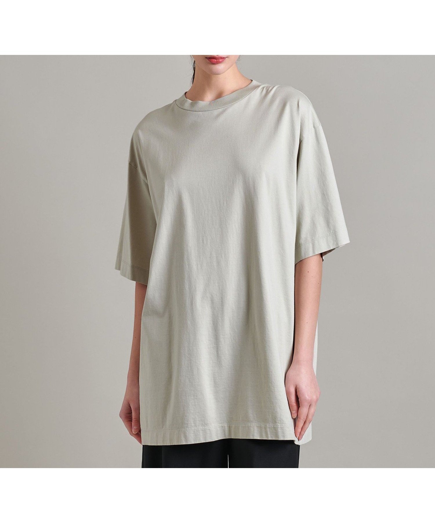 【ユナイテッドアローズ/UNITED ARROWS】のLOEFF スビンコットン ビッグ Tシャツ インテリア・キッズ・メンズ・レディースファッション・服の通販 founy(ファニー) ファッション Fashion レディースファッション Fashion for Women トップス・カットソー Cut & Sew Tops シャツ・ブラウス・オフィスカジュアル Elegant Blouses & Button-Ups ロングTシャツ・Tシャツ Longline T-Shirts & Tees コンパクト Compact, Small Size ショーツ Shorts, Short Pants ショート Short, Short Length スリム Slim, Slim Fit スリーブ Sleeve, Long Sleeve / Short Sleeve ドレープ Drape, Draping Fabric バランス Balance, Style Balance ビッグ Big, Oversized メンズ Men's, Menswear ロング Long, Long-Length アウトレット Outlet / Clearance エレガント 上品 Elegant LIME|ID: prp329100004785768 ipo3291000000034740007