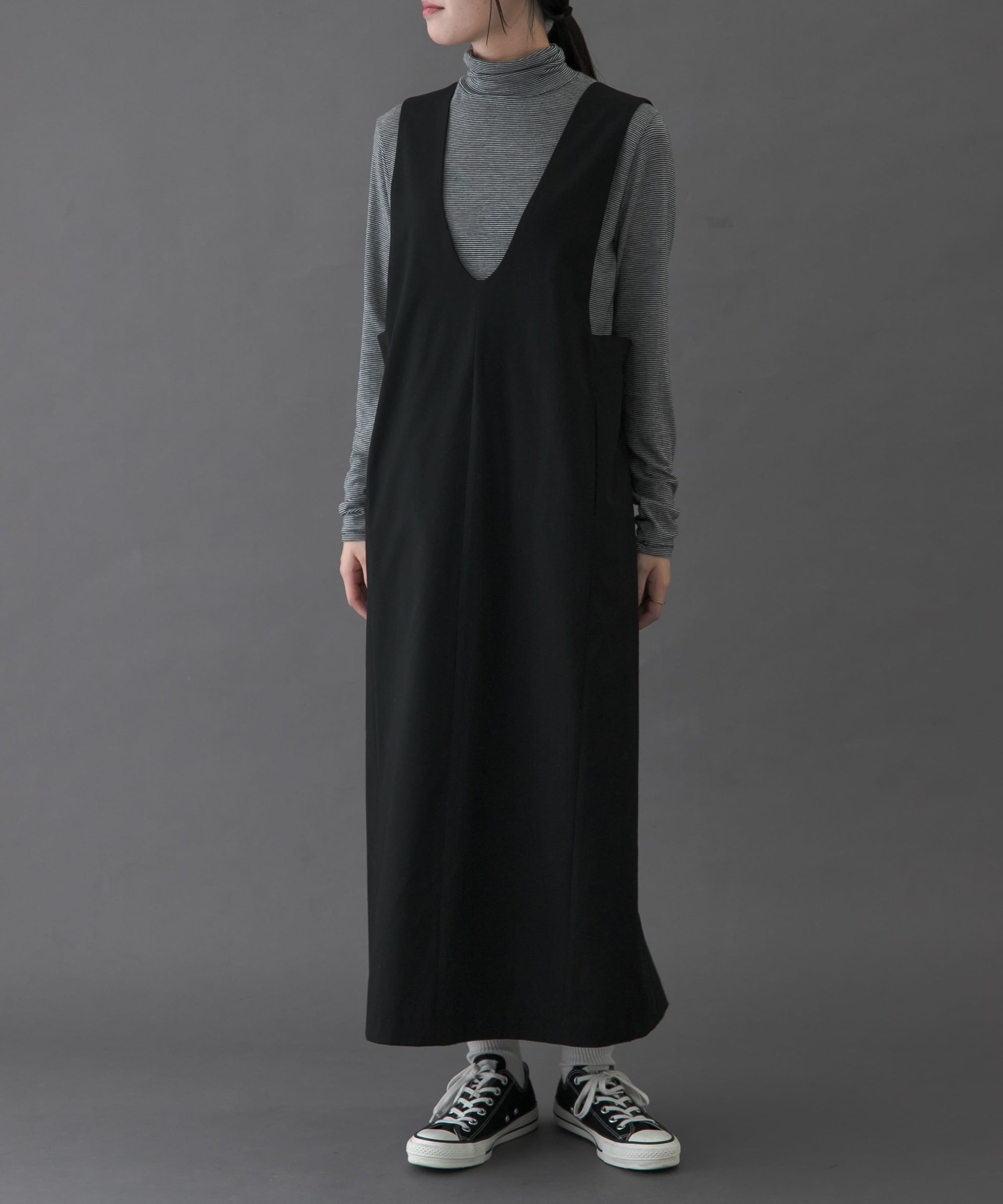 【アーバンリサーチ ドアーズ/URBAN RESEARCH DOORS】のFORK SPOON ウールライクジャンパースカート インテリア・キッズ・メンズ・レディースファッション・服の通販 founy(ファニー) ファッション Fashion レディースファッション Fashion for Women スカート Skirts インナー Innerwear タートルネック Turtleneck, High Neck 人気 Popular, Best Seller パーティ Party, Party Style ベーシック Basic, Essential 冬 Winter / This Winter A/W・秋冬 Autumn/Winter エレガント 上品 Elegant 2025年 2025 2025-2026秋冬・A/W Autumn/Winter 2025–26 AW25–26 ブラック|ID: prp329100004785771 ipo3291000000034871981