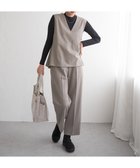 【イッカ/ikka】の【2点セット】GOKU楽ペプラムジレセット モカ|ID: prp329100004785778 ipo3291000000035237636