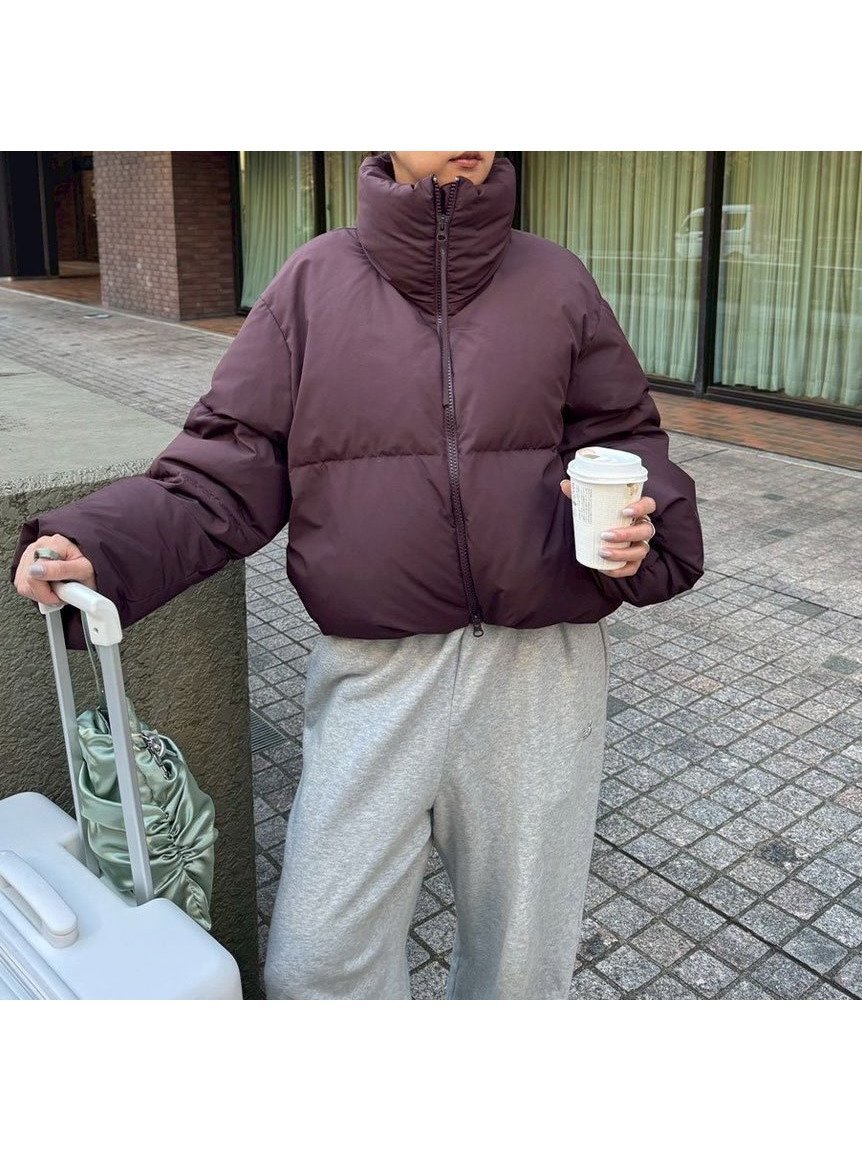 【エミ/emmi】のクロップドフォルムダウンコート インテリア・キッズ・メンズ・レディースファッション・服の通販 founy(ファニー) 　ファッション　Fashion　レディースファッション　Fashion for Women　アウター　Coat / Outerwear Collection　コート・ロングコート・ピーコート　Long Coats, Peacoats & More　ダウンジャケット・軽量ダウン　Warm & Lightweight Down Jackets　スマート　Smart, Elegant　ダウン　Down, Puffer　ファブリック　Fabric, Textile　フォルム　Silhouette, Form　ポケット　Pocket, Pocket Detail　BRW[058]|ID: prp329100004785781 ipo3291000000034740056