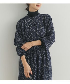 【アーバンリサーチ ドアーズ/URBAN RESEARCH DOORS】の小花柄ドロストワンピース 人気、トレンドファッション・服の通販 founy(ファニー) ファッション Fashion レディースファッション Fashion for Women ワンピース Dresses 2025年 2025 2025-2026秋冬・A/W Autumn/Winter 2025–26 AW25–26 冬 Winter / This Winter インナー Innerwear シンプル Simple, Minimal スウェット / スエット Sweatshirt, Sweatwear タートルネック Turtleneck, High Neck バランス Balance, Style Balance プリント Print, Printed Pattern A/W・秋冬 Autumn/Winter |ID:prp329100004785786