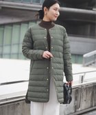 【ビームス ハート/BEAMS HEART】の【軽量/保温性/防寒/あったか/ノーカラー】フレンチ ダウン ロングコート 25AW OLIVE2|ID: prp329100004785821 ipo3291000000034841780