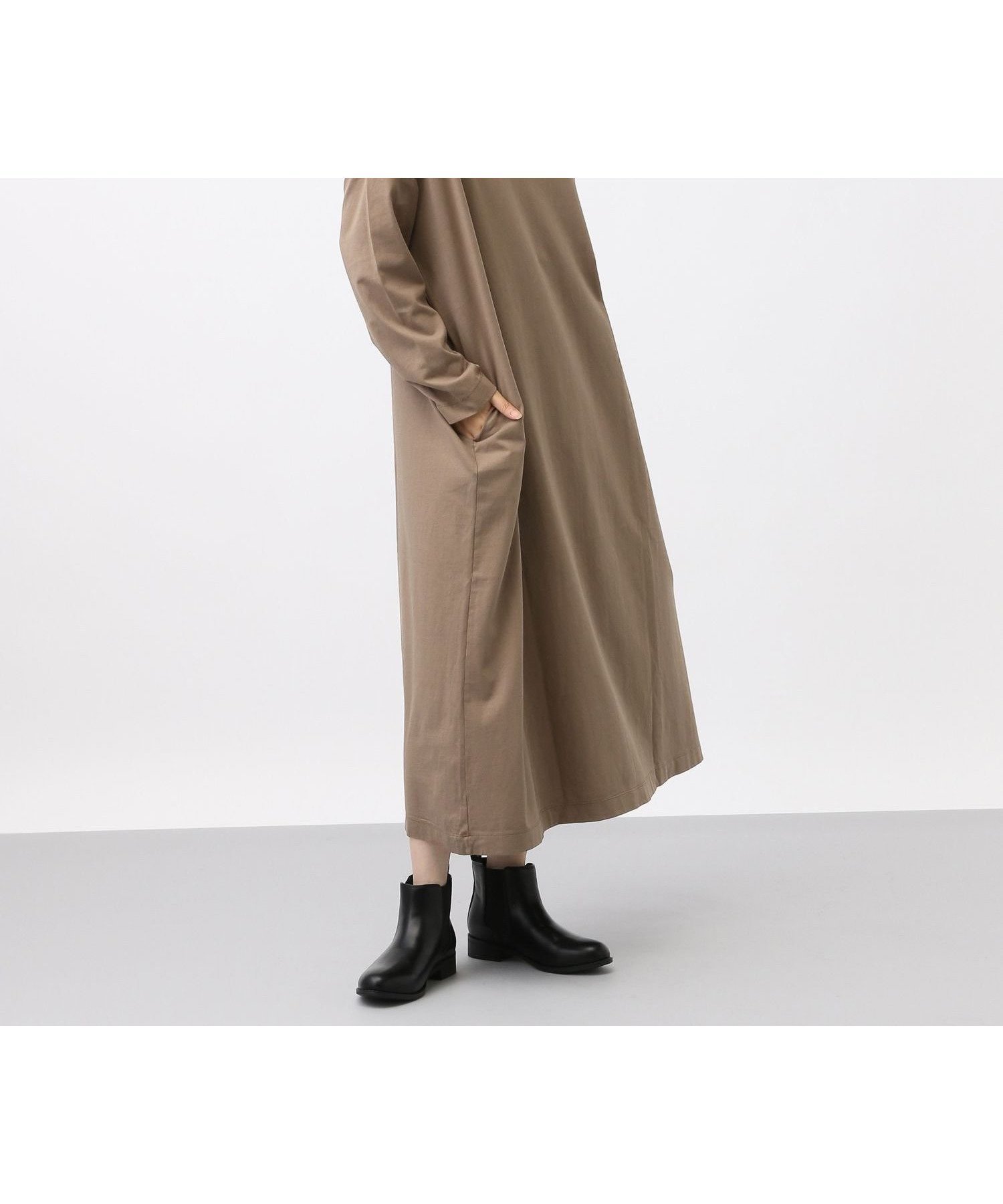 【スタディオ クリップ/studio CLIP】の《natural by clip》CコーマWバイオカットワンピース プチサイズあり インテリア・キッズ・メンズ・レディースファッション・服の通販 founy(ファニー) ファッション Fashion レディースファッション Fashion for Women ワンピース Dresses おすすめ Recommended / Our Picks カットソー Cut and Sewn Top シアー Sheer, See-Through シンプル Simple, Minimal ハイネック High Neck, Mock Neck ベスト Vest, Waistcoat モカ59|ID: prp329100004785842 ipo3291000000034837088