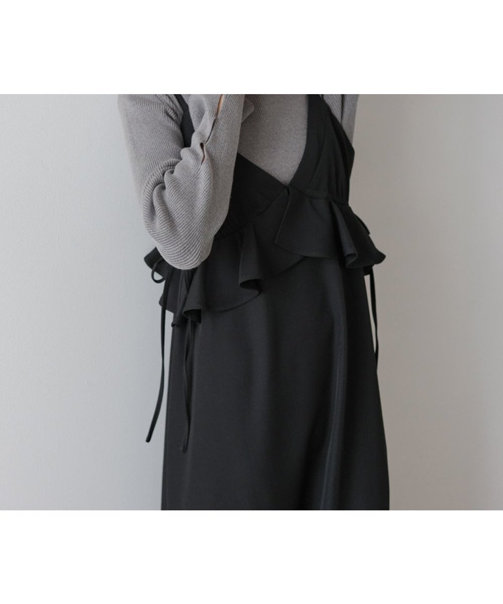 【バブ ブージュルード/Bab Bou Jeloud】の【低身長~高身長向けサイズあり】ペプラムキャミワンピース インテリア・キッズ・メンズ・レディースファッション・服の通販 founy(ファニー) ファッション Fashion レディースファッション Fashion for Women ワンピース Dresses キャミソールワンピース Camisole Dresses インナー Innerwear くるぶし Ankle-Length カーディガン Cardigan, Knitwear シューズ Shoes, Footwear ショート Short, Short Length シンプル Simple, Minimal ジャケット Jacket, Outerwear ストレッチ Stretch, Stretchy Fabric スマート Smart, Elegant チェック Check, Plaid, Tartan なめらか Smooth, Silky Texture ビスチェ Bustier, Corset Top フェミニン Feminine, Girly フラット Flat, Flat Shoes フリル Frill, Ruffle ペチコート Petticoat, Underskirt リブニット Rib Knit, Ribbed Knit リボン Ribbon, Bow リラックス Relax, Relaxed Fit 再入荷 Restock / Back in Stock おすすめ Recommended / Our Picks エレガント 上品 Elegant BLACK|ID: prp329100004785849 ipo3291000000034818763