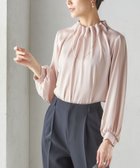 【シップス フォー ウィメン/SHIPS】の手洗い可能 ヴィンテージ サテン ネック ギャザー ブラウス ピンク系|ID: prp329100004785850 ipo3291000000034779643