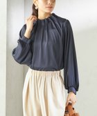 【シップス フォー ウィメン/SHIPS】の【一部WEB限定】 手洗い可能 ヴィンテージ サテン ネック ギャザー ブラウス 人気、トレンドファッション・服の通販 founy(ファニー) ファッション Fashion レディースファッション Fashion for Women トップス・カットソー Cut & Sew Tops シャツ・ブラウス・オフィスカジュアル Elegant Blouses & Button-Ups インナー Innerwear エアリー Airy Texture ヴィンテージ Vintage Style カフス Cuff Design ギャザー Gathered, Ruffled サテン Satin, Glossy Fabric シャーリング Shirring, Ruched シンプル Simple, Minimal ジャケット Jacket, Outerwear ボトム Bottoms, Lower Wear ポケット Pocket, Pocket Detail リラックス Relax, Relaxed Fit おすすめ Recommended / Our Picks 2026年 2026 thumbnail ネイビー|ID: prp329100004785850 ipo3291000000036294555