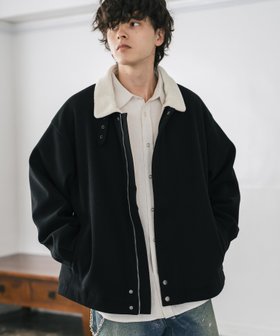 【ロッキーモンロー/Rocky Monroe】のオーバーサイズ 裏ボアメルトン2WAYショートジャケット 人気、トレンドファッション・服の通販 founy(ファニー) ファッション Fashion レディースファッション Fashion for Women アウター Coat / Outerwear Collection レディースジャケット・軽アウター Jackets カットソー Cut and Sewn Top ショート Short, Short Length シンプル Simple, Minimal ジャケット Jacket, Outerwear スタンド Stand Collar, Upright Stand ドローコード Drawcord, Drawstring Cord バランス Balance, Style Balance メルトン Melton, Heavy Wool メンズ Men's, Menswear リラックス Relax, Relaxed Fit ワイド Wide, Wide Fit 再入荷 Restock / Back in Stock おすすめ Recommended / Our Picks |ID:prp329100004785860