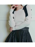 【セルフォード/CELFORD】の【ウォッシャブル】ショルダーリボンニットプルオーバー 人気、トレンドファッション・服の通販 founy(ファニー) ファッション Fashion レディースファッション Fashion for Women トップス・カットソー Cut & Sew Tops ニット Knit Tops & Sweaters カジュアルプルオーバー・ニットトップス Pullovers & Knit Tops / Casual Pullovers ウォッシャブル Machine Washable スクエア Square, Square Shape スマート Smart, Elegant リボン Ribbon, Bow ワンポイント One Point, Statement Accent thumbnail IVR[003]|ID: prp329100004785867 ipo3291000000035073851