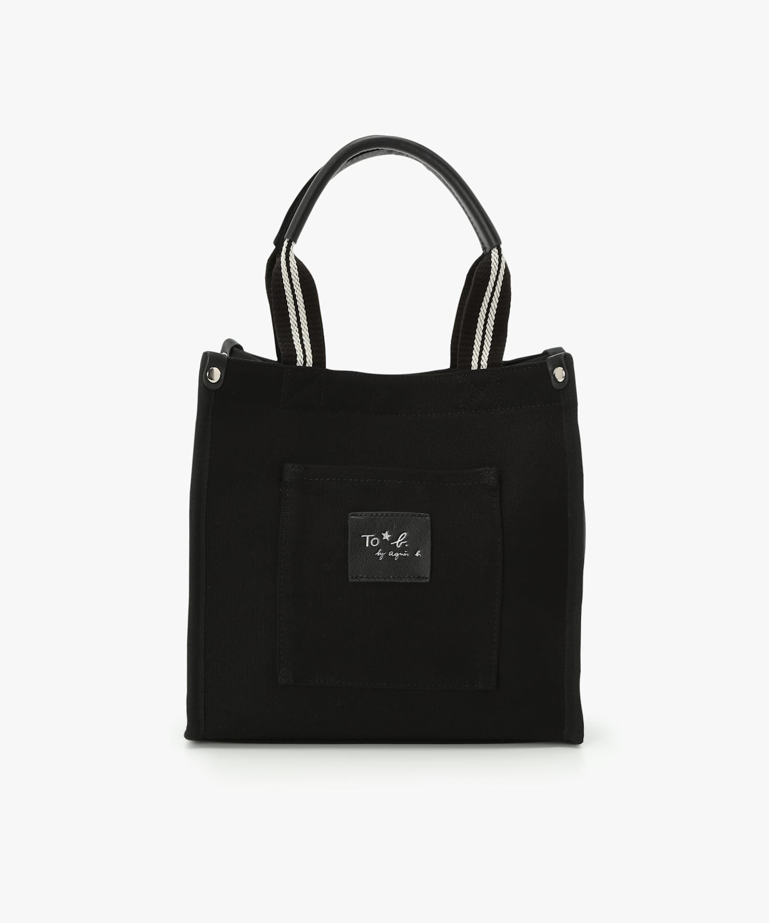 【アニエスベー ファム/agnes b. FEMME】のレザーネームミニトートバッグ 人気、トレンドファッション・服の通販 founy(ファニー) ファッション Fashion レディースファッション Fashion for Women バッグ Bags キャンバス Canvas, Canvas Fabric スクエア Square, Square Shape フォルム Silhouette, Form フロント Front, Front Design other-1|ID: prp329100004785875 ipo3291000000034973759