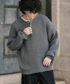 【ロッキーモンロー/Rocky Monroe】の新色追加 オーバーサイズ畦編みヘンリーネックニットセーター 人気、トレンドファッション・服の通販 founy(ファニー) ファッション Fashion レディースファッション Fashion for Women トップス・カットソー Cut & Sew Tops ニット Knit Tops & Sweaters 畦編みニット・テクスチャードトップス Ribbed Knit Sweaters / Textured Knit Tops インナー Innerwear ウッド Wooden Design 畦 Ribbed Knit シンプル Simple, Minimal スラックス Slacks, Dress Pants デニム Denim, Jeans Material バランス Balance, Style Balance フェミニン Feminine, Girly マーブル Marble, Marble Pattern メンズ Men's, Menswear ラウンド Round, Round Neck リラックス Relax, Relaxed Fit 再入荷 Restock / Back in Stock おすすめ Recommended / Our Picks thumbnail チャコール|ID: prp329100004785879 ipo3291000000034740453