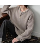 【ロッキーモンロー/Rocky Monroe】の新色追加 オーバーサイズ畦編みヘンリーネックニットセーター 人気、トレンドファッション・服の通販 founy(ファニー) ファッション Fashion レディースファッション Fashion for Women トップス・カットソー Cut & Sew Tops ニット Knit Tops & Sweaters 畦編みニット・テクスチャードトップス Ribbed Knit Sweaters / Textured Knit Tops インナー Innerwear ウッド Wooden Design 畦 Ribbed Knit シンプル Simple, Minimal スラックス Slacks, Dress Pants デニム Denim, Jeans Material バランス Balance, Style Balance フェミニン Feminine, Girly マーブル Marble, Marble Pattern メンズ Men's, Menswear ラウンド Round, Round Neck リラックス Relax, Relaxed Fit 再入荷 Restock / Back in Stock おすすめ Recommended / Our Picks thumbnail グレー|ID: prp329100004785879 ipo3291000000034740455
