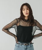 【グローバルワーク/GLOBAL WORK】のストレッチシアーハイネックプルオーバー/598008 ブラックドット09|ID: prp329100004785885 ipo3291000000034780291