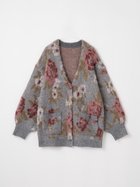 【ヴァン/Vin】のフラワーラメニットカーディガン 人気、トレンドファッション・服の通販 founy(ファニー) ファッション Fashion レディースファッション Fashion for Women トップス・カットソー Cut & Sew Tops ニット Knit Tops & Sweaters カーディガン・羽織り Layered Style Cardigans カーディガン Cardigan, Knitwear thumbnail グレー|ID: prp329100004785893 ipo3291000000035082678
