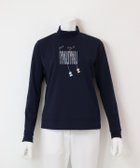 【ピッコーネクラブ/Picone Club】のUV速乾ハイネックプルオーバー 人気、トレンドファッション・服の通販 founy(ファニー) ファッション Fashion レディースファッション Fashion for Women トップス・カットソー Cut & Sew Tops カジュアルプルオーバー・ニットトップス Pullovers & Knit Tops / Casual Pullovers おすすめ Recommended / Our Picks ハイネック High Neck, Mock Neck プリント Print, Printed Pattern ベスト Vest, Waistcoat 吸水 Absorbent, Quick-Dry 長袖 Long Sleeve, Full Sleeve thumbnail ネイビー|ID: prp329100004785901 ipo3291000000034951251