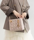 【ランダ/RANDA】の2WAYキルティングバッグ 人気、トレンドファッション・服の通販 founy(ファニー) ファッション Fashion レディースファッション Fashion for Women バッグ Bags キルティング Quilted, Quilting ショルダー Shoulder, Shoulder Strap スクエア Square, Square Shape チェーン Chain, Chain Strap チャーム Charm, Pendant フェミニン Feminine, Girly フォルム Silhouette, Form ポケット Pocket, Pocket Detail エレガント 上品 Elegant thumbnail PNK/BEG|ID: prp329100004785904 ipo3291000000034793318