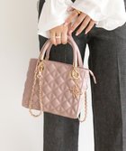 【ランダ/RANDA】の2WAYキルティングバッグ 人気、トレンドファッション・服の通販 founy(ファニー) ファッション Fashion レディースファッション Fashion for Women バッグ Bags キルティング Quilted, Quilting ショルダー Shoulder, Shoulder Strap スクエア Square, Square Shape チェーン Chain, Chain Strap チャーム Charm, Pendant フェミニン Feminine, Girly フォルム Silhouette, Form ポケット Pocket, Pocket Detail エレガント 上品 Elegant thumbnail PINK|ID: prp329100004785904 ipo3291000000034793322