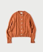 【フォーティファイブ アール/45R】のシェットランドケーブル縮絨のカーディガン 人気、トレンドファッション・服の通販 founy(ファニー) ファッション Fashion レディースファッション Fashion for Women トップス・カットソー Cut & Sew Tops カーディガン・羽織り Layered Style Cardigans カーディガン Cardigan, Knitwear コンパクト Compact, Small Size セーター Sweater, Knitwear thumbnail アカオレンジ|ID: prp329100004785905 ipo3291000000034927740