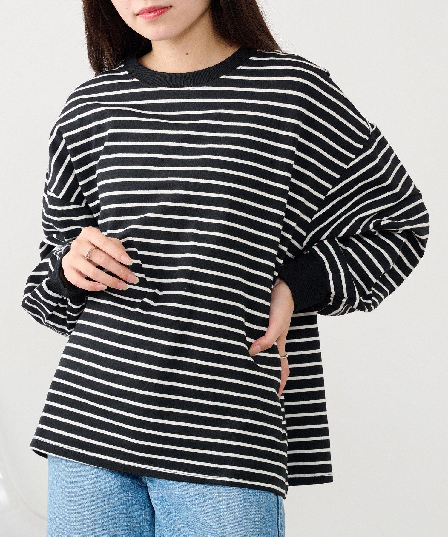 【セットアップセブン/SETUP7】のSETUP7/スウェットシャツ KNF インテリア・キッズ・メンズ・レディースファッション・服の通販 founy(ファニー) 　ファッション　Fashion　レディースファッション　Fashion for Women　トップス・カットソー　Cut & Sew Tops　シャツ・ブラウス・オフィスカジュアル　Elegant Blouses & Button-Ups　レディースパーカー・カジュアルフーディー　Casual Hoodies & Sweatshirts　スウェット・クルーネックトップス　Sweatshirts & Crewnecks / Relaxed Fit Sweat Tops　アンダー　Underwear Essentials　インナー　Innerwear　シンプル　Simple, Minimal　スポーツ　Sports, Activewear　セットアップ　Set-Up, Coordinated Outfit　デニム　Denim, Jeans Material　フィット　Fit, Slim Fit　フェミニン　Feminine, Girly　ミックス　Mix, Mixed Style　リラックス　Relax, Relaxed Fit　ロング　Long, Long-Length　ワイド　Wide, Wide Fit　ワーク　Workwear, Utility Style　再入荷　Restock / Back in Stock　MULTI2|ID: prp329100004785931 ipo3291000000034769875