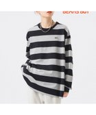 【ビームス ウイメン/BEAMS】の【別注】LACOSTE / ボーダー ロングスリーブ Tシャツ 25AW スポーツミックス オーバーサイズ BLACK|ID: prp329100004785967 ipo3291000000034740889