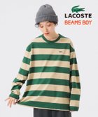 【ビームス ウイメン/BEAMS】の【別注】LACOSTE / ボーダー ロングスリーブ Tシャツ 25AW スポーツミックス オーバーサイズ OLIVE|ID: prp329100004785967 ipo3291000000034740896
