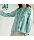 【アンタイトル/UNTITLED】の【1枚で着映え/オンオフ着回し】フリルサテンブラウス 人気、トレンドファッション・服の通販 founy(ファニー) ファッション Fashion レディースファッション Fashion for Women トップス・カットソー Cut & Sew Tops シャツ・ブラウス・オフィスカジュアル Elegant Blouses & Button-Ups インナー Innerwear カーディガン Cardigan, Knitwear サテン Satin, Glossy Fabric ジャケット Jacket, Outerwear スマート Smart, Elegant フリル Frill, Ruffle フロント Front, Front Design メタル Metal, Metal Parts エレガント 上品 Elegant 吸水 Absorbent, Quick-Dry thumbnail ミントグリーン|ID: prp329100004785968 ipo3291000000034740893