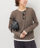 【ジャーナルスタンダード レリューム/JOURNAL STANDARD relume】の《追加》フェイクレイヤードロングスリーブTEE 人気、トレンドファッション・服の通販 founy(ファニー) ファッション Fashion レディースファッション Fashion for Women 2025年 2025 2025-2026秋冬・A/W Autumn/Winter 2025–26 AW25–26 イエロー Yellow インナー Innerwear コンパクト Compact, Small Size スリーブ Sleeve, Long Sleeve / Short Sleeve フィット Fit, Slim Fit ロング Long, Long-Length thumbnail グレー|ID: prp329100004785978 ipo3291000000034923812