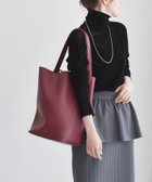 【シップス フォー ウィメン/SHIPS】のquaranciel ワンハンドル バケツ トート バッグ(A4対応) バーガンディー|ID: prp329100004785993 ipo3291000000034821129