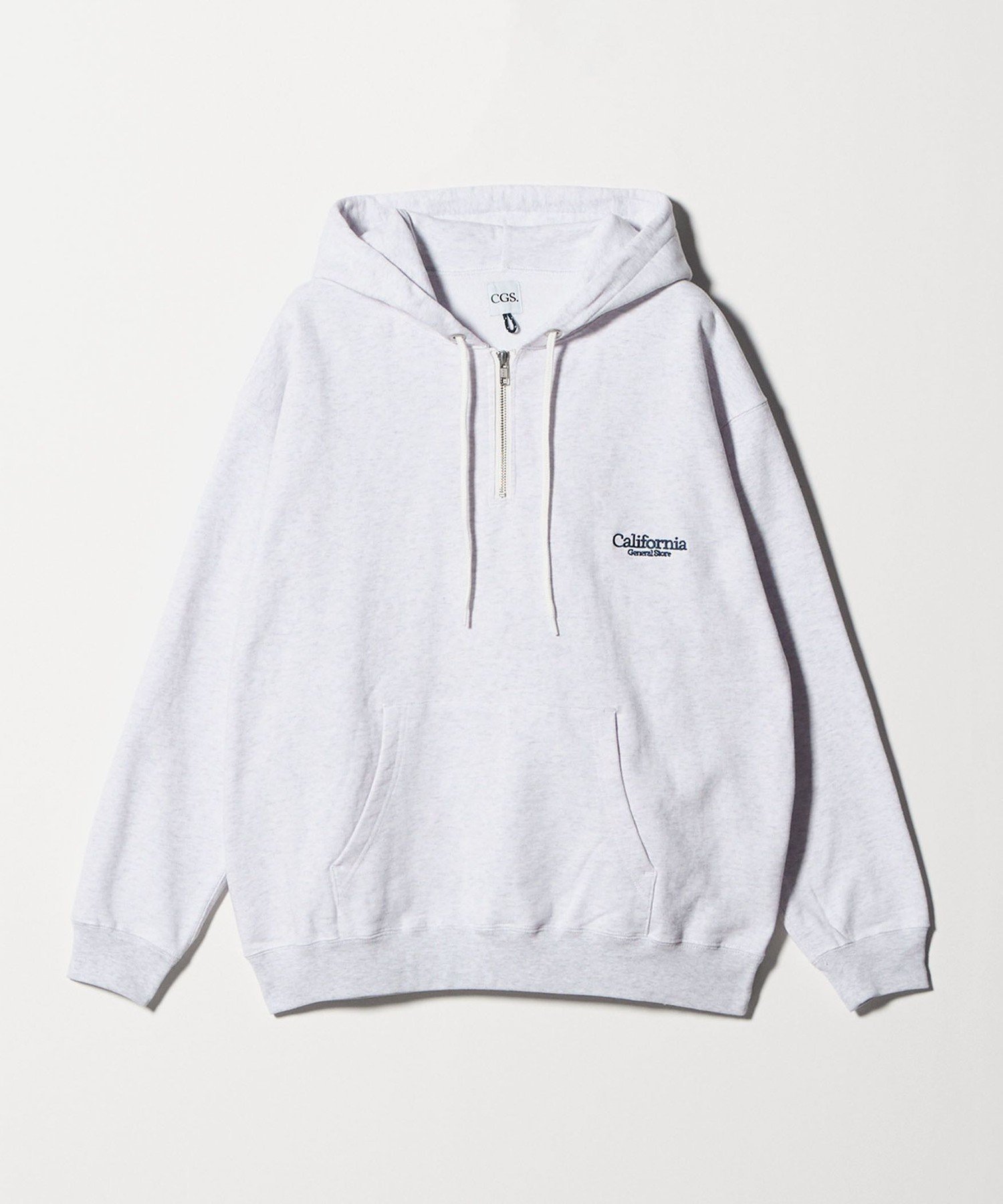 【ビューティ&ユース ユナイテッドアローズ/BEAUTY&YOUTH / UNITED ARROWS】のCGS. オーガニックコットン ハーフジップ フーディ スウェット インテリア・キッズ・メンズ・レディースファッション・服の通販 founy(ファニー) 　ファッション　Fashion　レディースファッション　Fashion for Women　トップス・カットソー　Cut & Sew Tops　レディースパーカー・カジュアルフーディー　Casual Hoodies & Sweatshirts　スウェット・クルーネックトップス　Sweatshirts & Crewnecks / Relaxed Fit Sweat Tops　ウォッシュ　Washed Finish　スウェット / スエット　Sweatshirt, Sweatwear　バルーン　Balloon, Balloon Silhouette　リラックス　Relax, Relaxed Fit　ワンポイント　One Point, Statement Accent　LT.GRAY|ID: prp329100004785994 ipo3291000000034896635