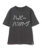 【ビームス ウイメン/BEAMS】の【EXCLUSIVE】ハッピーハンバーグ ロゴ Tシャツ CHARCOAL|ID: prp329100004786000 ipo3291000000034799778