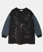 【ゴースローキャラバン/go slow caravan】のJUICY/ジューシー 手書き風動物プリントPO (WOMENS) 人気、トレンドファッション・服の通販 founy(ファニー) ファッション Fashion レディースファッション Fashion for Women シンプル Simple, Minimal デニム Denim, Jeans Material トレンド Trend, Trending Now プリント Print, Printed Pattern thumbnail ブラック|ID: prp329100004786004 ipo3291000000034961118