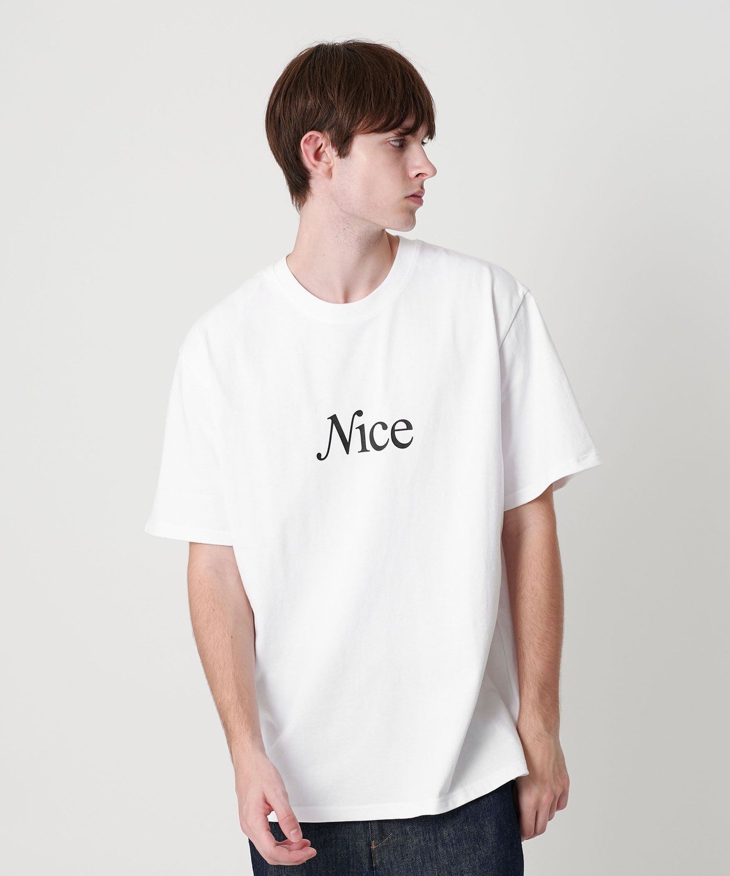 【ビューティ&ユース ユナイテッドアローズ/BEAUTY&YOUTH / UNITED ARROWS】のNICE WEATHER SIGNATURE Tシャツ インテリア・キッズ・メンズ・レディースファッション・服の通販 founy(ファニー) 　ファッション　Fashion　レディースファッション　Fashion for Women　トップス・カットソー　Cut & Sew Tops　シャツ・ブラウス・オフィスカジュアル　Elegant Blouses & Button-Ups　ロングTシャツ・Tシャツ　Longline T-Shirts & Tees　シンプル　Simple, Minimal　定番　Standard, Basic Item　フロント　Front, Front Design　WHITE|ID: prp329100004786028 ipo3291000000035206064