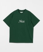 【ビューティ&ユース ユナイテッドアローズ/BEAUTY&YOUTH / UNITED ARROWS】のNICE WEATHER SIGNATURE Tシャツ 人気、トレンドファッション・服の通販 founy(ファニー) ファッション Fashion レディースファッション Fashion for Women トップス・カットソー Cut & Sew Tops シャツ・ブラウス・オフィスカジュアル Elegant Blouses & Button-Ups ロングTシャツ・Tシャツ Longline T-Shirts & Tees シンプル Simple, Minimal 定番 Standard, Basic Item フロント Front, Front Design thumbnail DK.GREEN|ID: prp329100004786028 ipo3291000000035206072