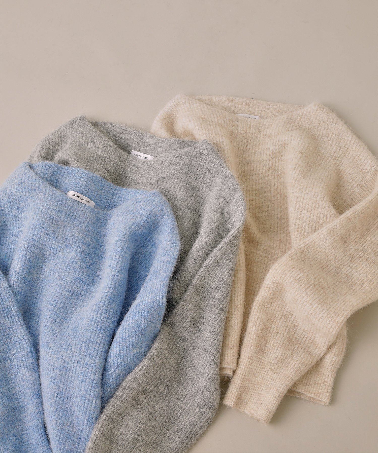 【ナチュラル ビューティー ベーシック/NATURAL BEAUTY BASIC】のアルパカ混クルーネックニット 人気、トレンドファッション・服の通販 founy(ファニー) 　ファッション　Fashion　レディースファッション　Fashion for Women　トップス・カットソー　Cut & Sew Tops　ニット　Knit Tops & Sweaters　シンプル　Simple, Minimal　ベーシック　Basic, Essential　エレガント 上品　Elegant　定番　Standard, Basic Item　 other-1|ID: prp329100004786046 ipo3291000000034741182