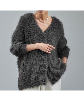 【サロン アダム エ ロペ/SALON adam et rope'】の【WEB限定】ウォッシャブルシャギーVネックニットカーディガン 人気、トレンドファッション・服の通販 founy(ファニー) ファッション Fashion レディースファッション Fashion for Women トップス・カットソー Cut & Sew Tops ニット Knit Tops & Sweaters カーディガン・羽織り Layered Style Cardigans Vネックトップス V-Neck Tops / V-Cut Neckline Shirts イエロー Yellow インナー Innerwear カーディガン Cardigan, Knitwear キャミソール Camisole, Spaghetti Strap Top 今季 This Season, Current Season シアー Sheer, See-Through タンク Tank Top, Sleeveless Top デニム Denim, Jeans Material トレンド Trend, Trending Now ラグジュアリー Luxury, Elegant レース Lace, Lace Fabric A/W・秋冬 Autumn/Winter |ID:prp329100004786061