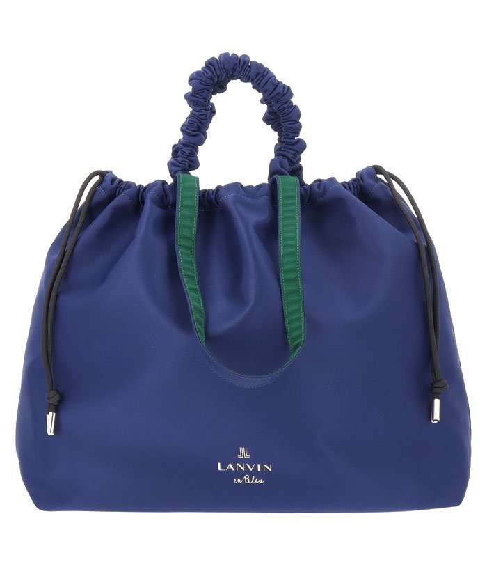 【クイーポ/KUIPO】のランバン オン ブルー LANVIN en Bleu クラリス 2wayバッグ インテリア・キッズ・メンズ・レディースファッション・服の通販 founy(ファニー) 　ファッション　Fashion　レディースファッション　Fashion for Women　バッグ　Bags　ショルダー　Shoulder, Shoulder Strap　シンプル　Simple, Minimal　フラット　Flat, Flat Shoes　巾着　Drawstring Bag, Kinchaku　ブルー|ID: prp329100004786063 ipo3291000000034984413