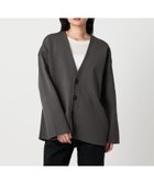 【ユナイテッドアローズ/UNITED ARROWS】のMARW UNITED ARROWS スムース オーバー Vネック カーディガン UNISEX 人気、トレンドファッション・服の通販 founy(ファニー) ファッション Fashion レディースファッション Fashion for Women トップス・カットソー Cut & Sew Tops カーディガン・羽織り Layered Style Cardigans Vネックトップス V-Neck Tops / V-Cut Neckline Shirts カーディガン Cardigan, Knitwear シンプル Simple, Minimal ジャケット Jacket, Outerwear 人気 Popular, Best Seller ポケット Pocket, Pocket Detail メンズ Men's, Menswear ユニセックス Unisex, Genderless ビジネス 仕事 通勤 Business / Work / Commuting thumbnail DK.GRAY|ID: prp329100004786074 ipo3291000000035072608
