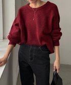 【カプリシューレマージュ/CAPRICIEUX LEMAGE】の【前後2WAY】もちふわ2WAYスキッパーニット 人気、トレンドファッション・服の通販 founy(ファニー) ファッション Fashion レディースファッション Fashion for Women トップス・カットソー Cut & Sew Tops ニット Knit Tops & Sweaters コーデュロイ Corduroy, Cord Fabric スキッパー Skipper, Open Collar デニム Denim, Jeans Material ボトム Bottoms, Lower Wear マキシ Maxi, Full Length リボン Ribbon, Bow ワイド Wide, Wide Fit 台形 A-Line, Trapezoid Shape thumbnail ボルドー|ID: prp329100004786076 ipo3291000000034832963