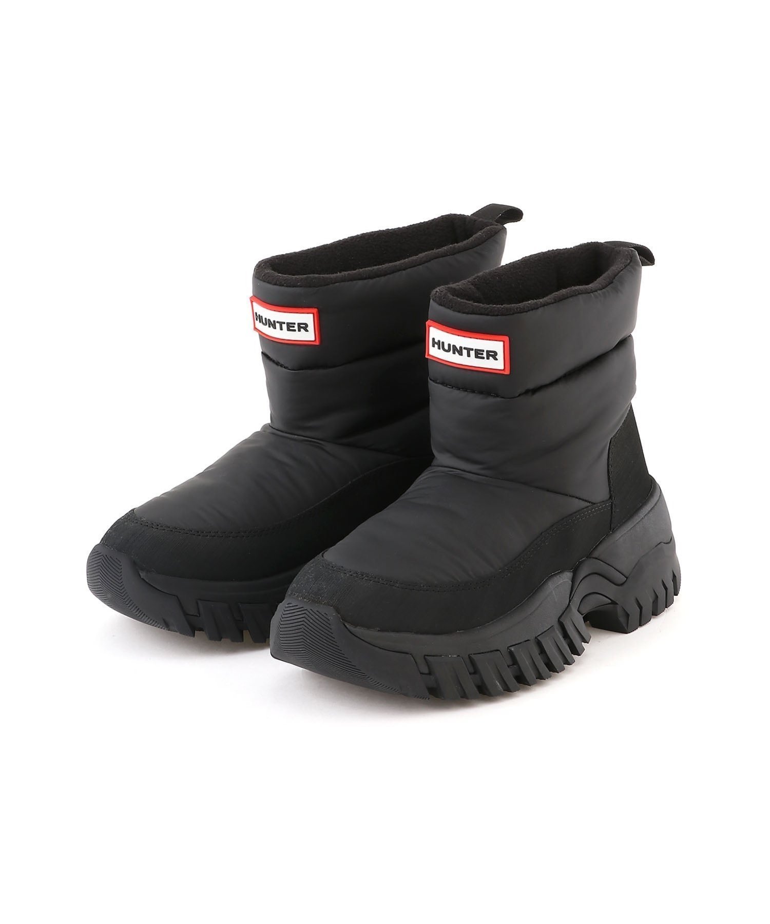 【ハンター/HUNTER】のユニセックス イントレピッド ワンダラー ショート スノー ブーツ インテリア・キッズ・メンズ・レディースファッション・服の通販 founy(ファニー) 　ファッション　Fashion　レディースファッション　Fashion for Women　ショート　Short, Short Length　冬　Winter / This Winter　定番　Standard, Basic Item　軽量　Lightweight, Ultra Light　ブラック|ID: prp329100004786080 ipo3291000000034902785