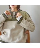 【ニコアンド/niko and】のトライバルジャガードニットプルオーバー 人気、トレンドファッション・服の通販 founy(ファニー) ファッション Fashion レディースファッション Fashion for Women トップス・カットソー Cut & Sew Tops ニット Knit Tops & Sweaters カジュアルプルオーバー・ニットトップス Pullovers & Knit Tops / Casual Pullovers おすすめ Recommended / Our Picks アクリル Acrylic Material セーター Sweater, Knitwear ベーシック Basic, Essential メタル Metal, Metal Parts ヴィンテージ Vintage Style 秋 Autumn thumbnail アイボリー|ID: prp329100004786094 ipo3291000000034741380