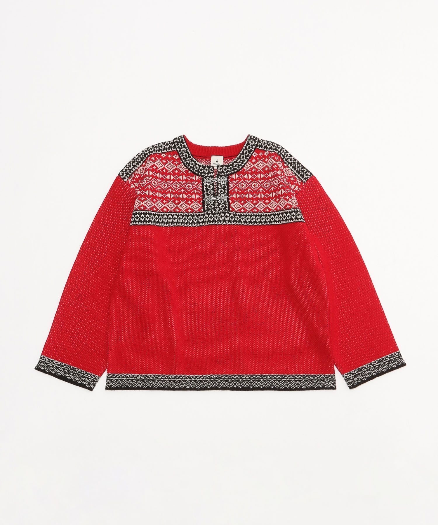 【ニコアンド/niko and】のトライバルジャガードニットプルオーバー インテリア・キッズ・メンズ・レディースファッション・服の通販 founy(ファニー) 　ファッション　Fashion　レディースファッション　Fashion for Women　トップス・カットソー　Cut & Sew Tops　ニット　Knit Tops & Sweaters　カジュアルプルオーバー・ニットトップス　Pullovers & Knit Tops / Casual Pullovers　おすすめ　Recommended / Our Picks　アクリル　Acrylic Material　セーター　Sweater, Knitwear　ベーシック　Basic, Essential　メタル　Metal, Metal Parts　ヴィンテージ　Vintage Style　秋　Autumn　レッド|ID: prp329100004786094 ipo3291000000034741383