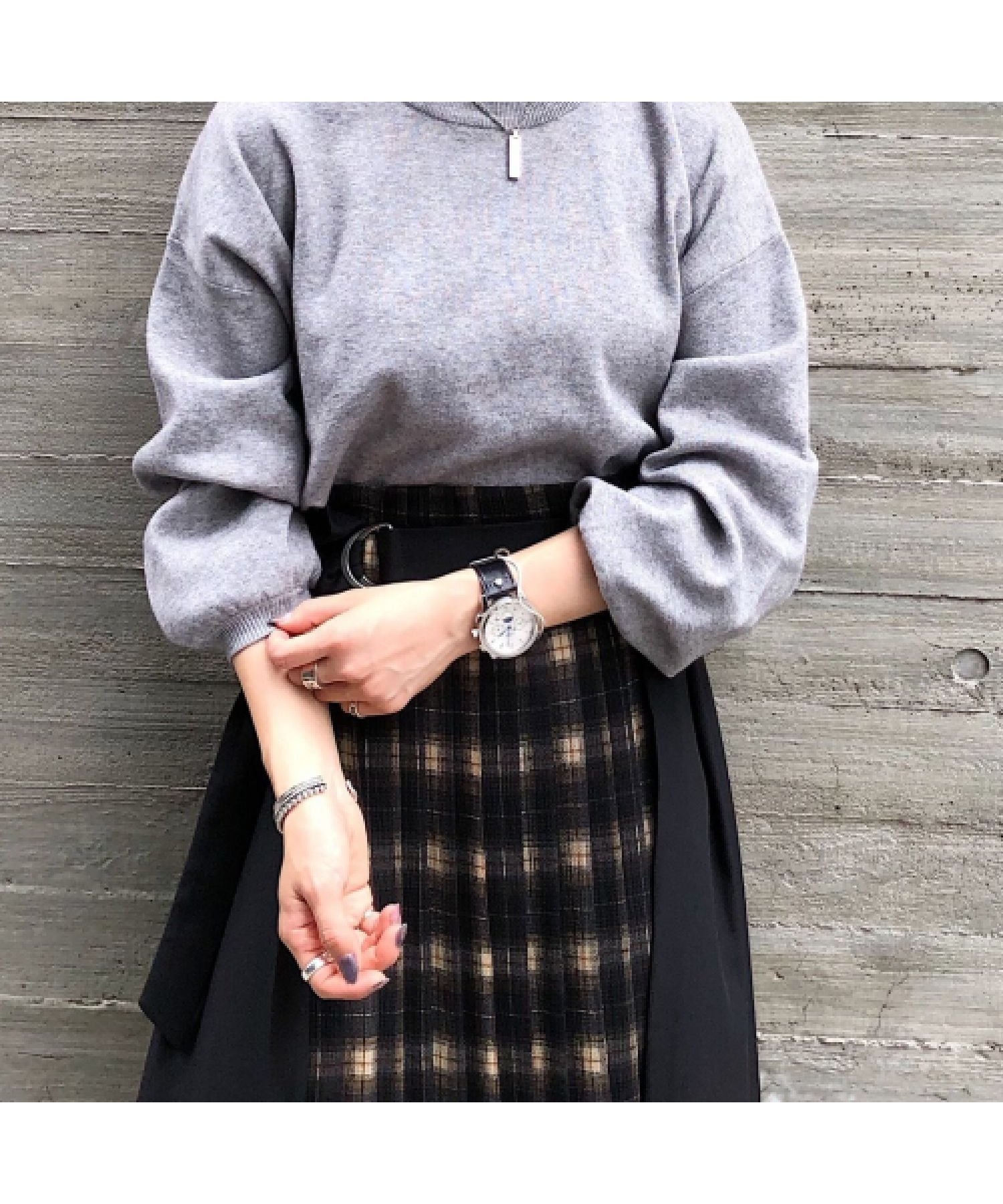 【ページボーイ/PAGEBOY】のハイネックボリュームニット インテリア・キッズ・メンズ・レディースファッション・服の通販 founy(ファニー) 　ファッション　Fashion　レディースファッション　Fashion for Women　トップス・カットソー　Cut & Sew Tops　ニット　Knit Tops & Sweaters　洗える　Machine Washable　ショルダー　Shoulder, Shoulder Strap　スリット　Slit, Slit Detail　ドロップ　Drop Shoulder, Dropped Style　定番　Standard, Basic Item　人気　Popular, Best Seller　フロント　Front, Front Design　ベーシック　Basic, Essential　冬　Winter / This Winter　再入荷　Restock / Back in Stock　プチプライス・低価格　Affordable / Budget Price　グレー15|ID: prp329100004786099 ipo3291000000034773716