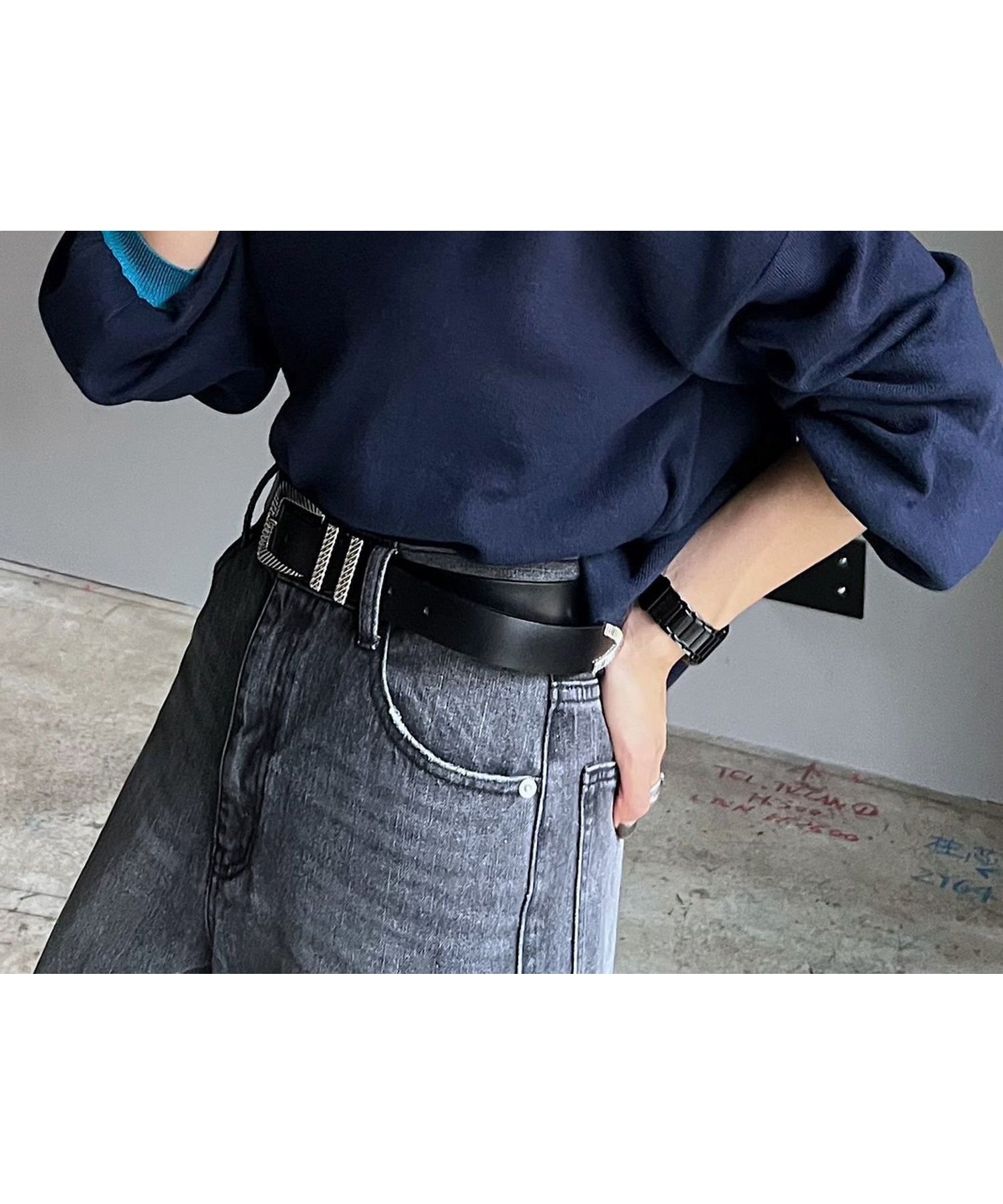 【ページボーイ/PAGEBOY】のハイネックボリュームニット インテリア・キッズ・メンズ・レディースファッション・服の通販 founy(ファニー) 　ファッション　Fashion　レディースファッション　Fashion for Women　トップス・カットソー　Cut & Sew Tops　ニット　Knit Tops & Sweaters　洗える　Machine Washable　ショルダー　Shoulder, Shoulder Strap　スリット　Slit, Slit Detail　ドロップ　Drop Shoulder, Dropped Style　定番　Standard, Basic Item　人気　Popular, Best Seller　フロント　Front, Front Design　ベーシック　Basic, Essential　冬　Winter / This Winter　再入荷　Restock / Back in Stock　プチプライス・低価格　Affordable / Budget Price　ネイビーバイカラー88|ID: prp329100004786099 ipo3291000000034773739