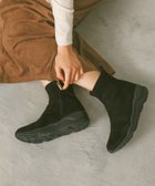 【ベイフロー/BAYFLOW】のリブニット素材も登場!! スニーカーブーツ 人気、トレンドファッション・服の通販 founy(ファニー) ファッション Fashion レディースファッション Fashion for Women スニーカー Sneakers, Trainers リブニット Rib Knit, Ribbed Knit 人気 Popular, Best Seller 定番 Standard, Basic Item 抗菌 Antibacterial, Bacteria-Resistant thumbnail スエードブラック01|ID: prp329100004786102 ipo3291000000034945784