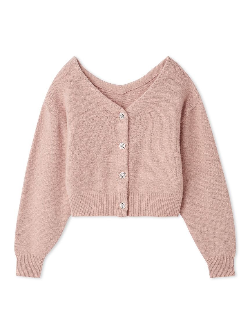 【スナイデル/SNIDEL】のフォックスビジューカーディガン インテリア・キッズ・メンズ・レディースファッション・服の通販 founy(ファニー) 　ファッション　Fashion　レディースファッション　Fashion for Women　トップス・カットソー　Cut & Sew Tops　カーディガン・羽織り　Layered Style Cardigans　ウェーブ　Wavy Pattern　今季　This Season, Current Season　ストレート　Straight, Straight Cut　スマート　Smart, Elegant　人気　Popular, Best Seller　バランス　Balance, Style Balance　フィット　Fit, Slim Fit　フォックス　Fox, Fox Fur　フロント　Front, Front Design　リュクス　Luxury, Elegant, High-End, Chic　おすすめ　Recommended / Our Picks　ホリデーシーズン　Holiday Season　PBEG[036]|ID: prp329100004786126 ipo3291000000035209271