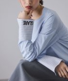 【アダム エ ロペ/ADAM ET ROPE'】のシャツカフスロングスリーブTシャツ 人気、トレンドファッション・服の通販 founy(ファニー) ファッション Fashion レディースファッション Fashion for Women トップス・カットソー Cut & Sew Tops シャツ・ブラウス・オフィスカジュアル Elegant Blouses & Button-Ups ロングTシャツ・Tシャツ Longline T-Shirts & Tees インナー Innerwear カフス Cuff Design カーディガン Cardigan, Knitwear コンパクト Compact, Small Size シリコン Silicone, Silicone Material ストライプ Stripe, Striped Pattern スリーブ Sleeve, Long Sleeve / Short Sleeve プリント Print, Printed Pattern ロング Long, Long-Length おすすめ Recommended / Our Picks 2025年 2025 2025-2026秋冬・A/W Autumn/Winter 2025–26 AW25–26 thumbnail サックス(48)|ID: prp329100004786175 ipo3291000000034999702