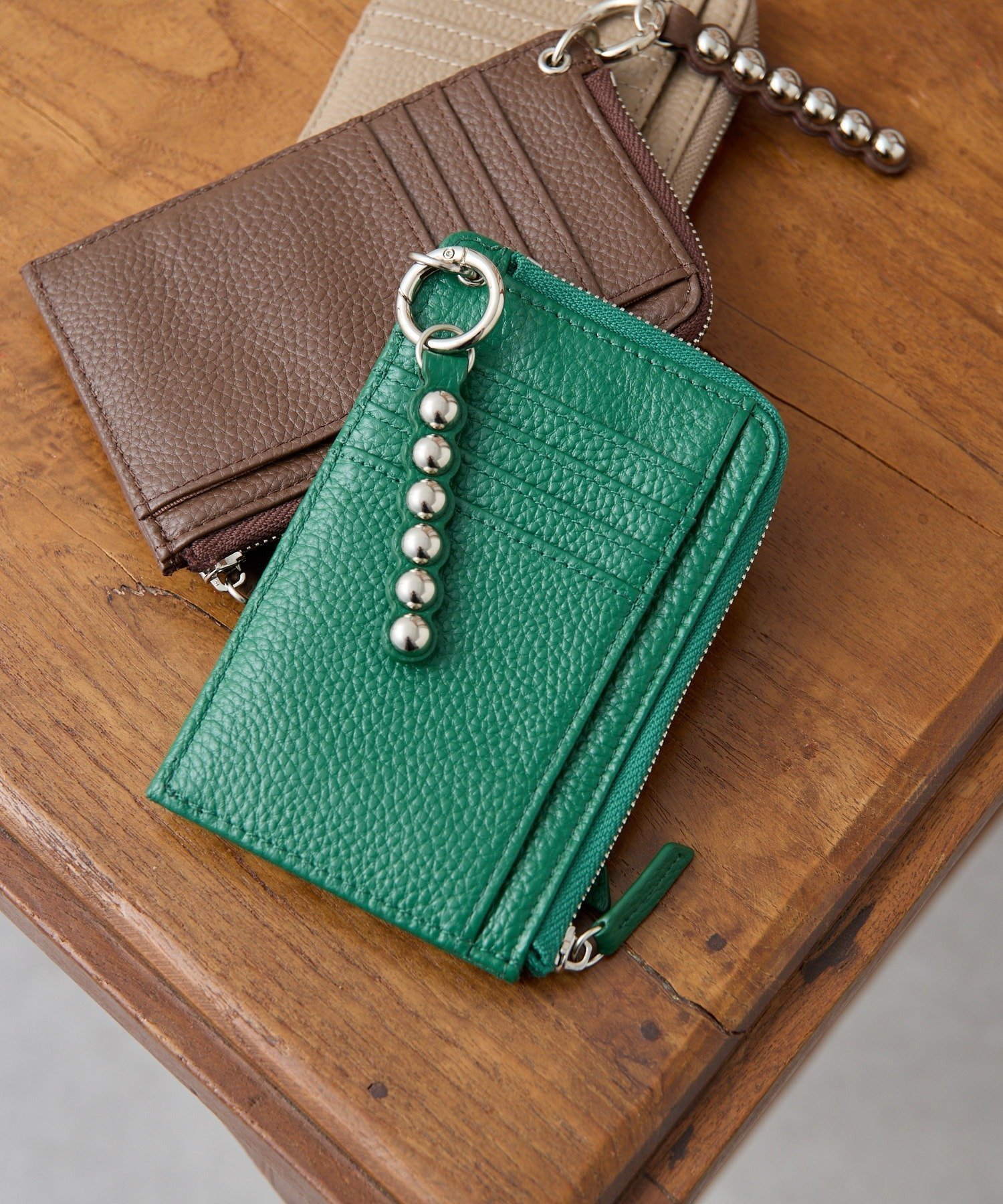 【イア パピヨネ/ear PAPILLONNER】の【インフルエンサーほし企画】本革スタッズフラグメントケース 人気、トレンドファッション・服の通販 founy(ファニー) ファッション Fashion レディースファッション Fashion for Women コイン Coin, Coin Design スタッズ Studs, Metal Accents 人気 Popular, Best Seller other-1|ID: prp329100004786184 ipo3291000000034866284