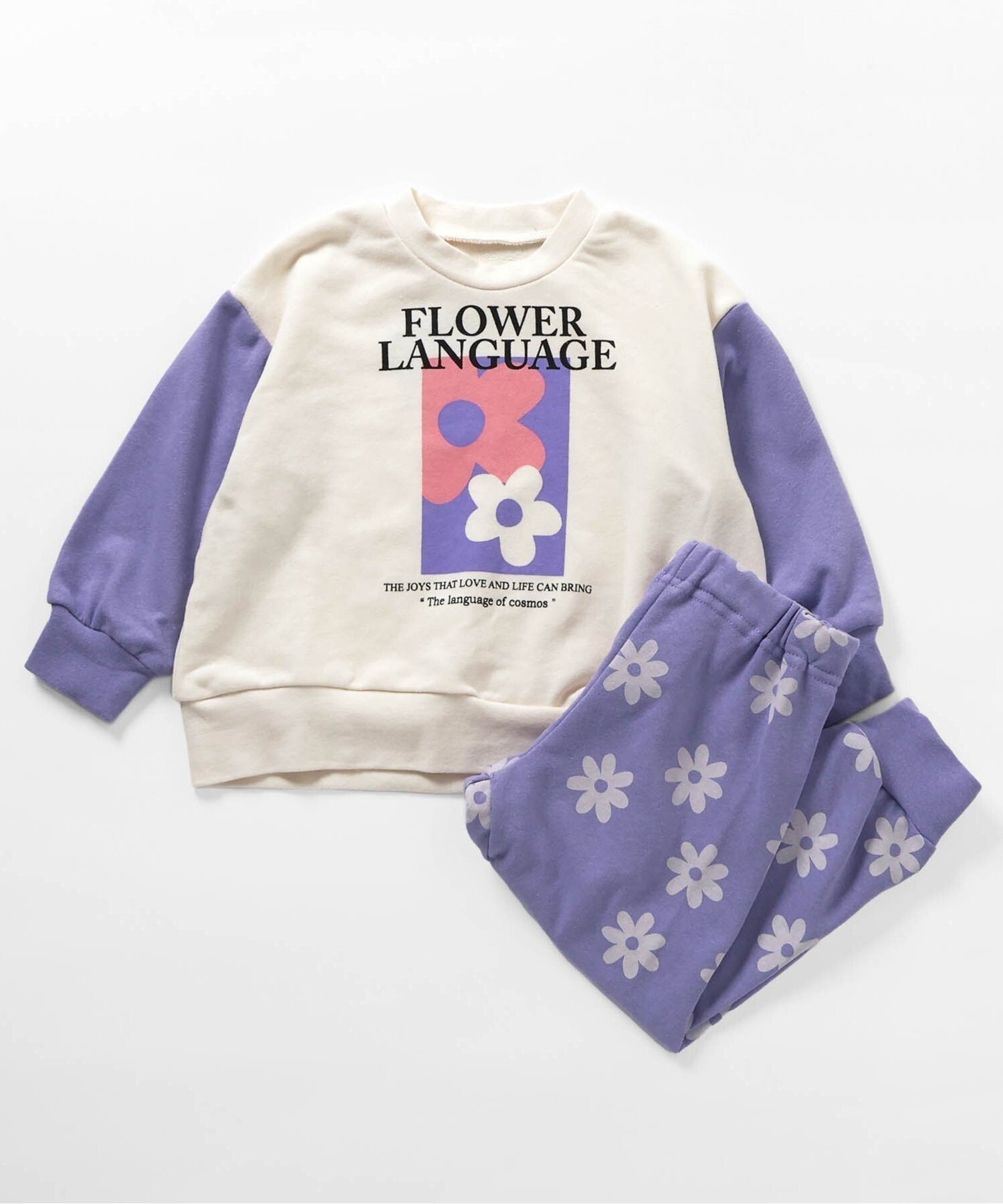 【エフオー オンラインストア/F.O.Online Store / KIDS】のWEB限定 バラエティー裏毛パジャマ インテリア・キッズ・メンズ・レディースファッション・服の通販 founy(ファニー) ファッション Fashion キッズファッション Fashion for Kids ストライプ Stripe, Striped Pattern パジャマ Pajamas, Sleepwear ボーダー Border, Stripe モチーフ Motif, Design Theme 人気 Popular, Best Seller 定番 Standard, Basic Item A/W・秋冬 Autumn/Winter ラベンダー|ID: prp329100004786223 ipo3291000000034741925