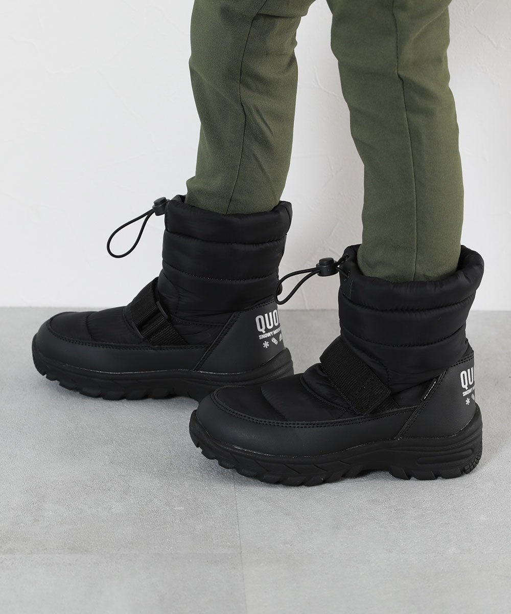 【デビロック/devirock / KIDS】の防滑 撥水 中綿スノーブーツ(ボアインソール付き) ブーツ 25AW インテリア・キッズ・メンズ・レディースファッション・服の通販 founy(ファニー) 　ファッション　Fashion　キッズファッション　Fashion for Kids　フィット　Fit, Slim Fit　冬　Winter / This Winter　おすすめ　Recommended / Our Picks　2025年　2025　2025-2026秋冬・A/W　Autumn/Winter 2025–26 AW25–26　ブラック|ID: prp329100004786239 ipo3291000000034741997