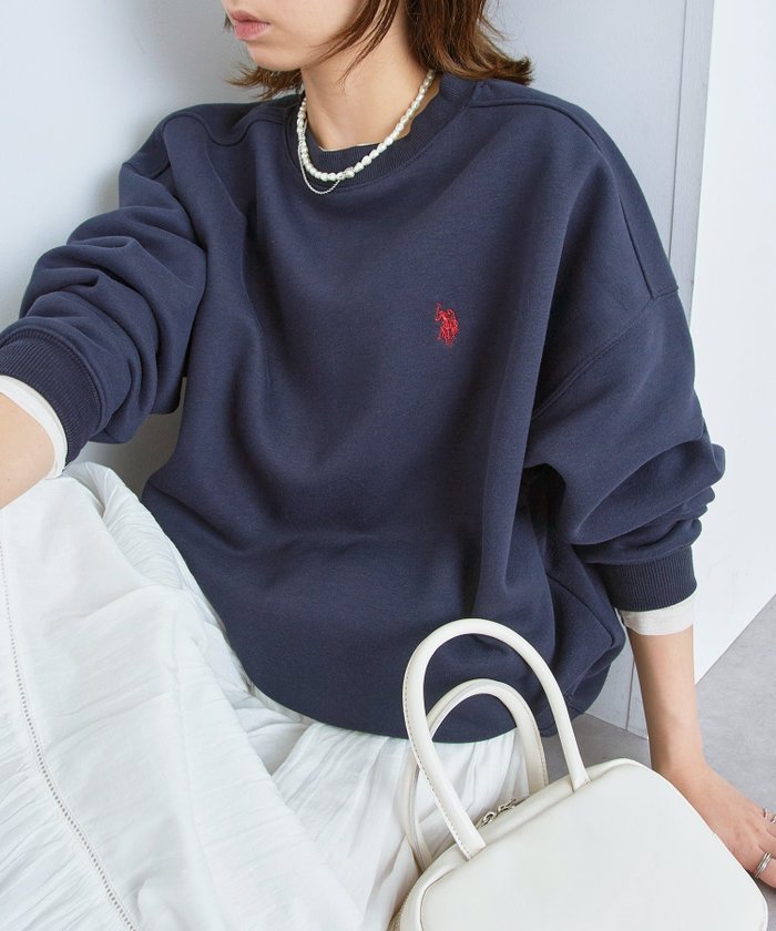 【セットアップセブン/SETUP7】のU.S. POLO ASSN./ワンポイントロゴ 裏起毛スウェットトレーナー ユニセックス インテリア・キッズ・メンズ・レディースファッション・服の通販 founy(ファニー) https://founy.com/ ファッション Fashion レディースファッション Fashion for Women トップス・カットソー Cut & Sew Tops レディースパーカー・カジュアルフーディー Casual Hoodies & Sweatshirts スウェット・クルーネックトップス Sweatshirts & Crewnecks / Relaxed Fit Sweat Tops アクセサリー Fashion Accessories インナー Innerwear シンプル Simple, Minimal スウェット / スエット Sweatshirt, Sweatwear スポーツ Sports, Activewear スラックス Slacks, Dress Pants タートルネック Turtleneck, High Neck デニム Denim, Jeans Material トレンド Trend, Trending Now 定番 Standard, Basic Item ミックス Mix, Mixed Style ワンポイント One Point, Statement Accent 再入荷 Restock / Back in Stock おすすめ Recommended / Our Picks エレガント 上品 Elegant |ID: prp329100004786247 ipo3291000000034742024