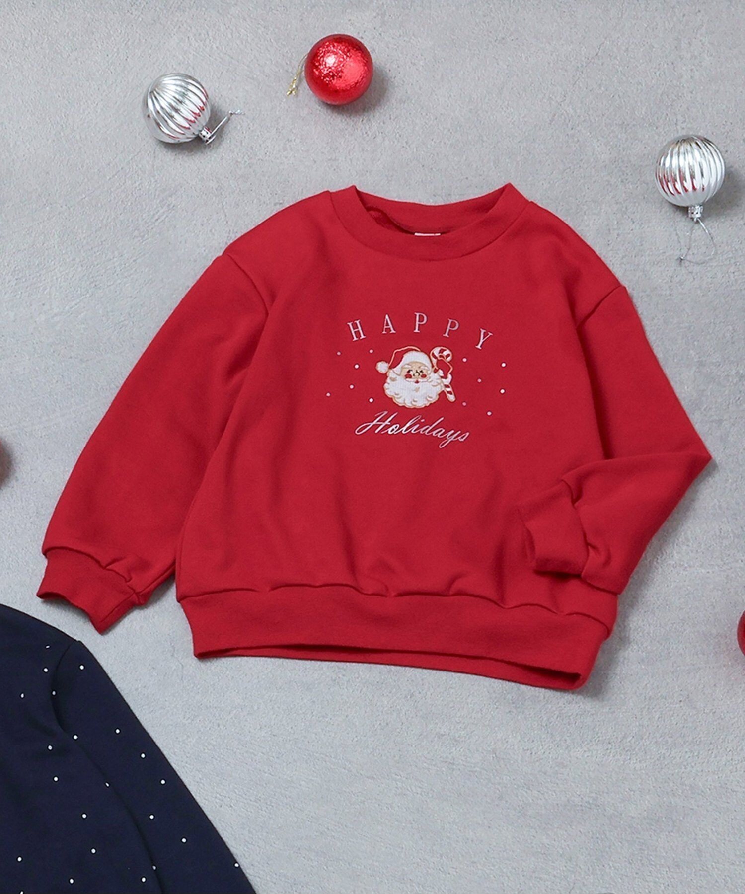 【エフオー オンラインストア/F.O.Online Store / KIDS】の【リンク】クリスマスモチーフトレーナー インテリア・キッズ・メンズ・レディースファッション・服の通販 founy(ファニー) 　ファッション　Fashion　キッズファッション　Fashion for Kids　トレーナー　Sweatshirt, Trainer　レッド|ID: prp329100004786260 ipo3291000000034742081